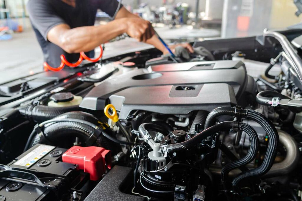 Moteur diesel ou essence.