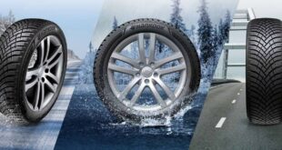 Trois modèles de pneus hiver Hankook.